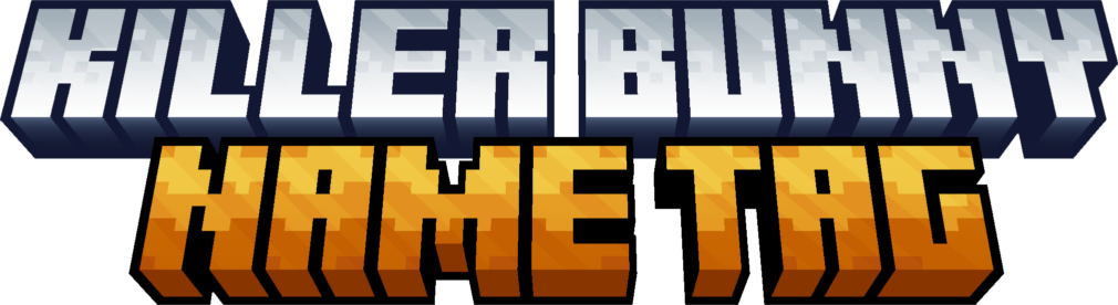 killer bunny name tag datapack/mod title image minecraft